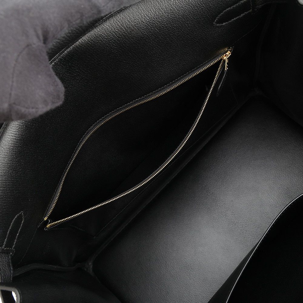 Hermes Birkin 40 Black Gold Togo Handbag — view 6