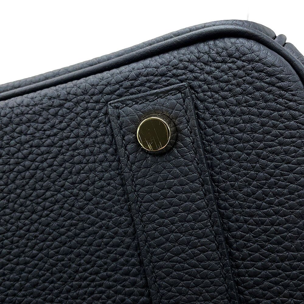 Hermes Birkin 40 Black Gold Togo Handbag — view 8