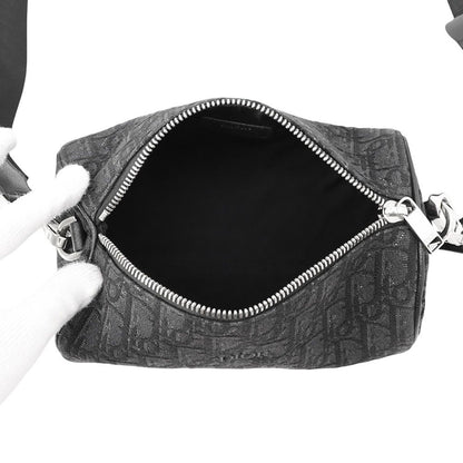 Dior Shoulder Bag Oblique Jacquard Roller Black — view 5
