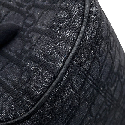Dior Shoulder Bag Oblique Jacquard Roller Black — view 6