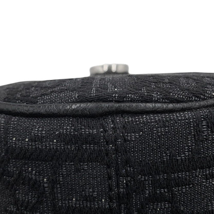 Dior Shoulder Bag Oblique Jacquard Roller Black — view 8