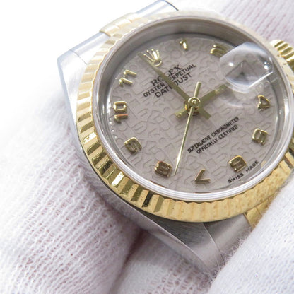 Rolex Datejust Number Watch 18K Yellow Gold Ivory Computer Dial — view 4
