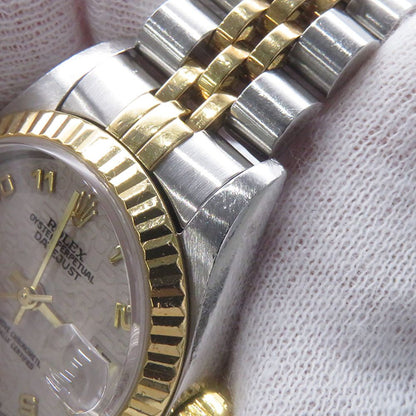 Rolex Datejust Number Watch 18K Yellow Gold Ivory Computer Dial — view 6