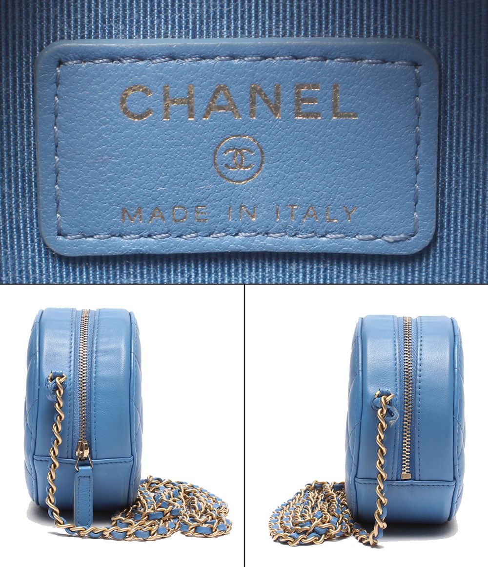 Chanel Chain Shoulder Bag Crossbody Gold Quilted Single — view 4