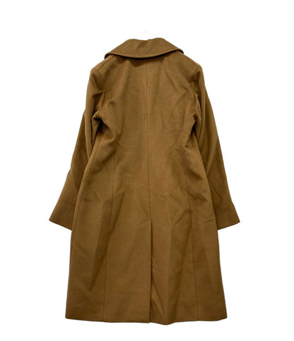 Max Mara Weekend Chesterfield Long Coat Wool Button Camel 40 — view 2