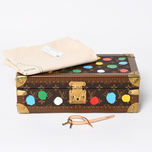 Louis Vuitton Super Rare Watch Trunk LV YK Yayoi Kusama Coffret