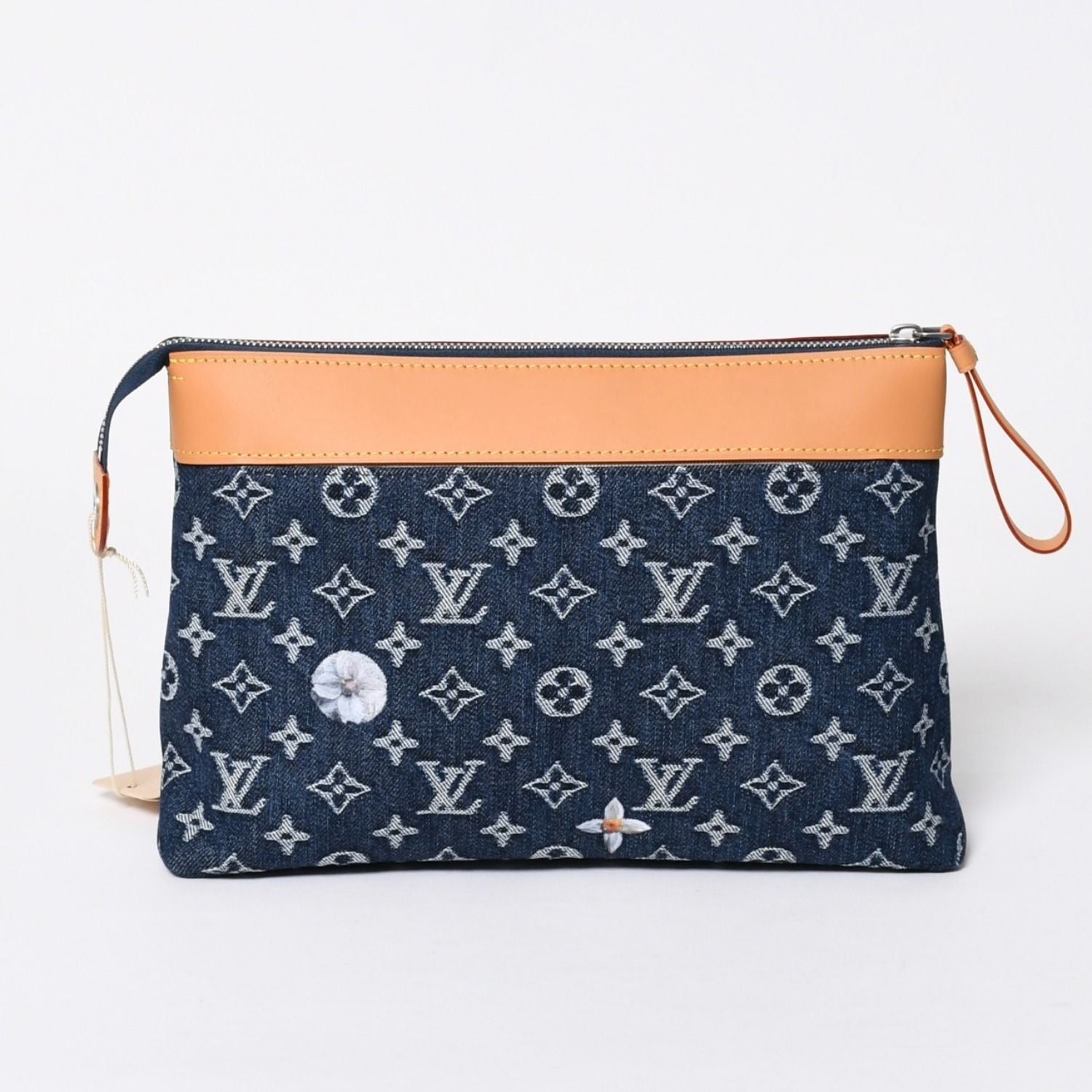 Louis Vuitton Handbag Clutch Pochette Voyage Monogram Denim — view 2
