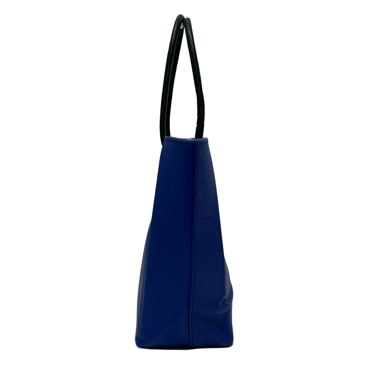Balenciaga Tote Bag Shopping Xxs Blue Leather — view 2
