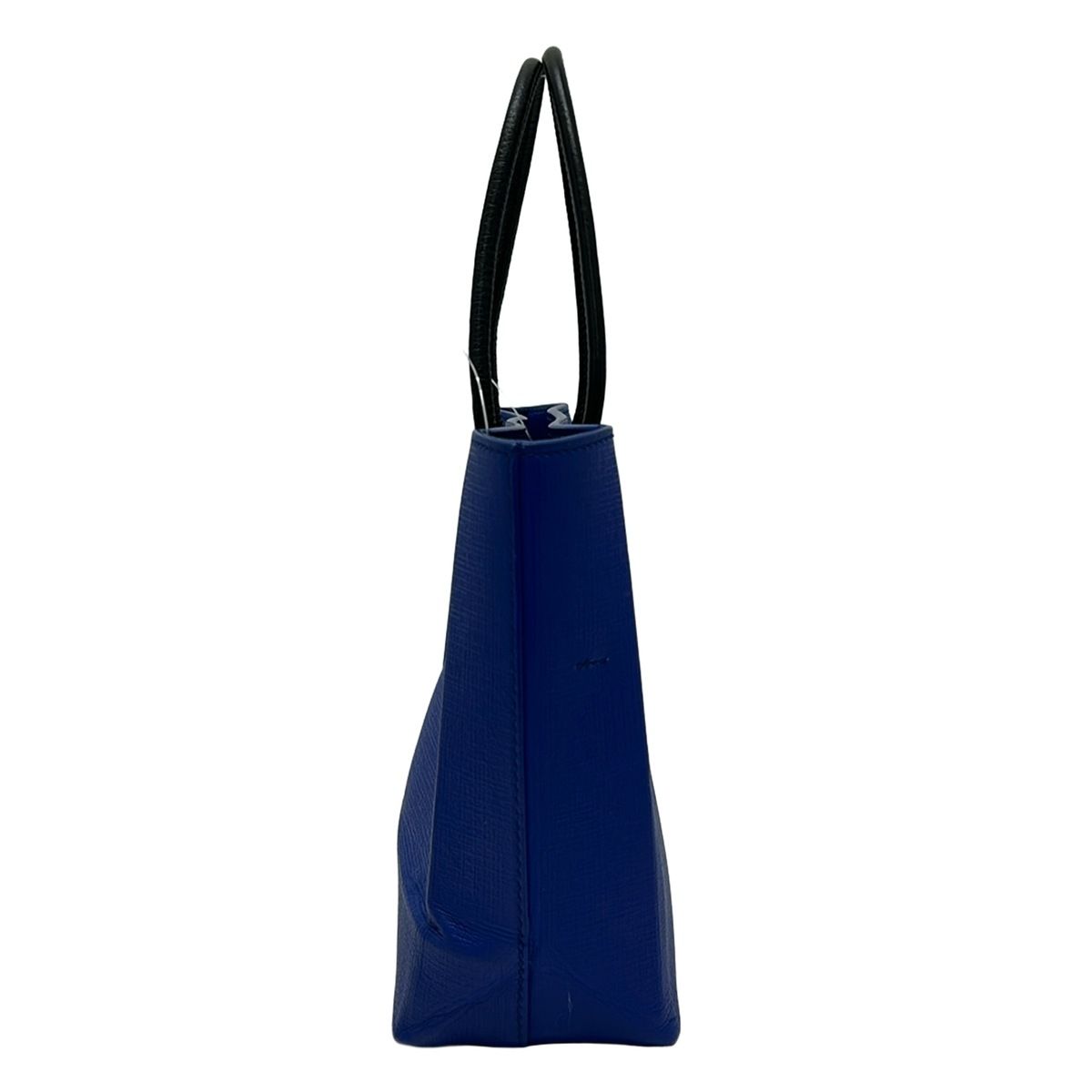 Balenciaga Tote Bag Shopping Xxs Blue Leather — view 4