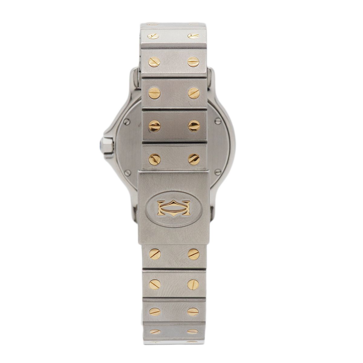 Cartier Santos Octagon LM Ivory Dial Watch — view 8
