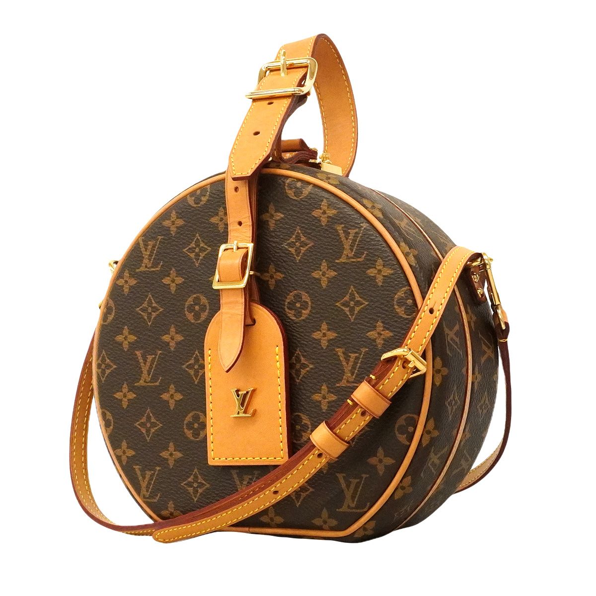 Louis Vuitton Shoulder Bag Monogram Petit Bowat Chapeau M Brown