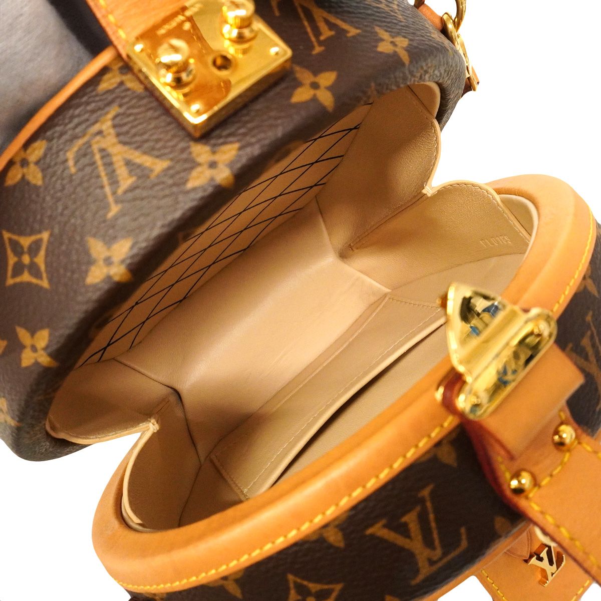 Louis Vuitton Shoulder Bag Monogram Petit Bowat Chapeau M Brown — view 4