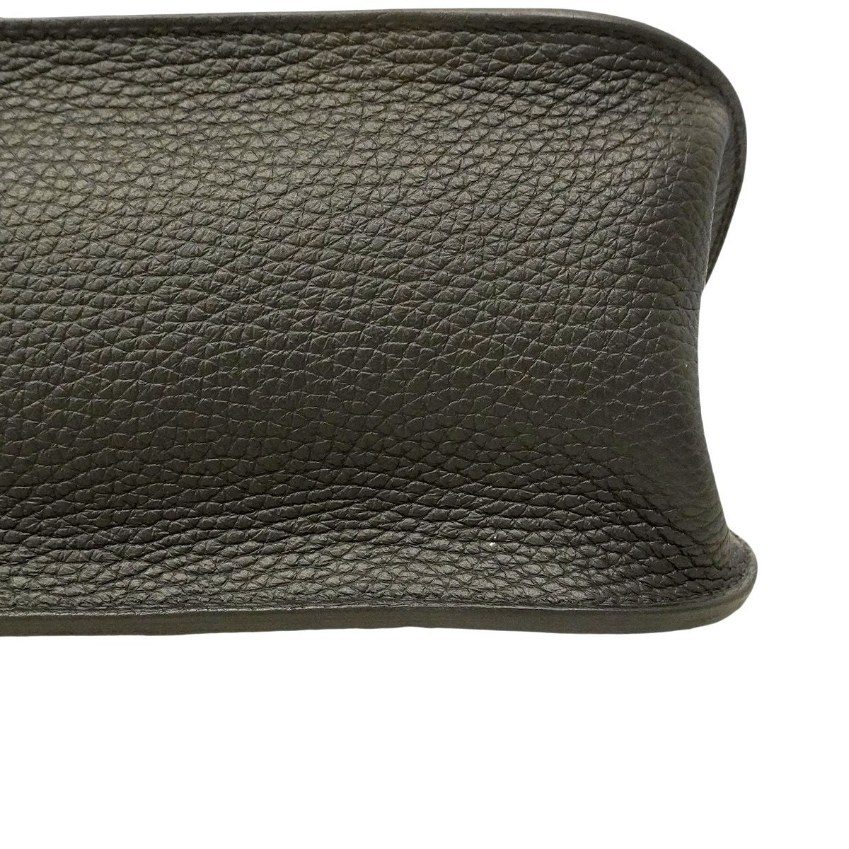 Hermes Handle Halzan 31 Taurillon Clemence Black Gold Shoulder Bag — view 7