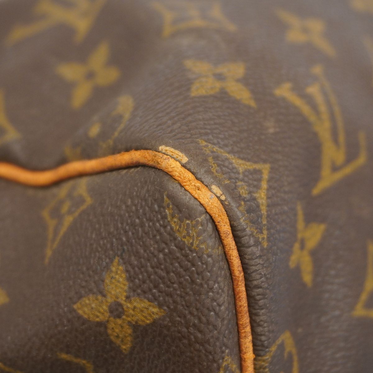 Louis Vuitton Boston Bag Monogram Keepall 55 Brown — view 6