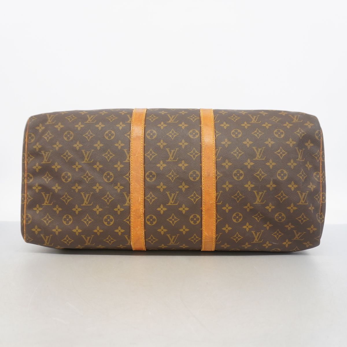 Louis Vuitton Boston Bag Monogram Keepall 55 Brown — view 3