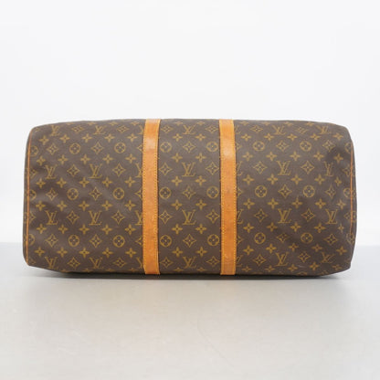Louis Vuitton Boston Bag Monogram Keepall 55 Brown — view 3