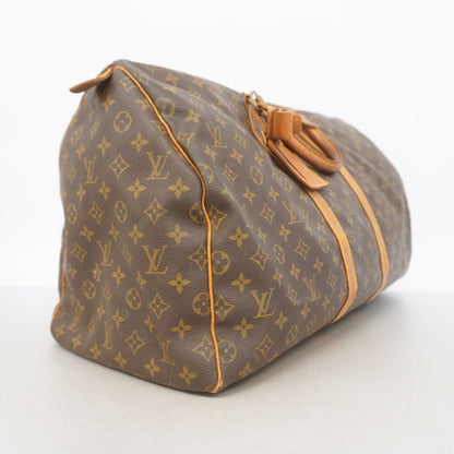 Louis Vuitton Boston Bag Monogram Keepall 55 Brown — view 2
