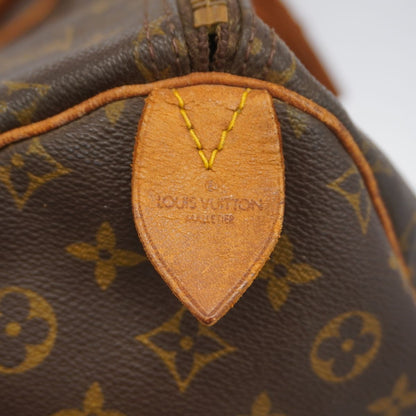 Louis Vuitton Boston Bag Monogram Keepall 55 Brown — view 5