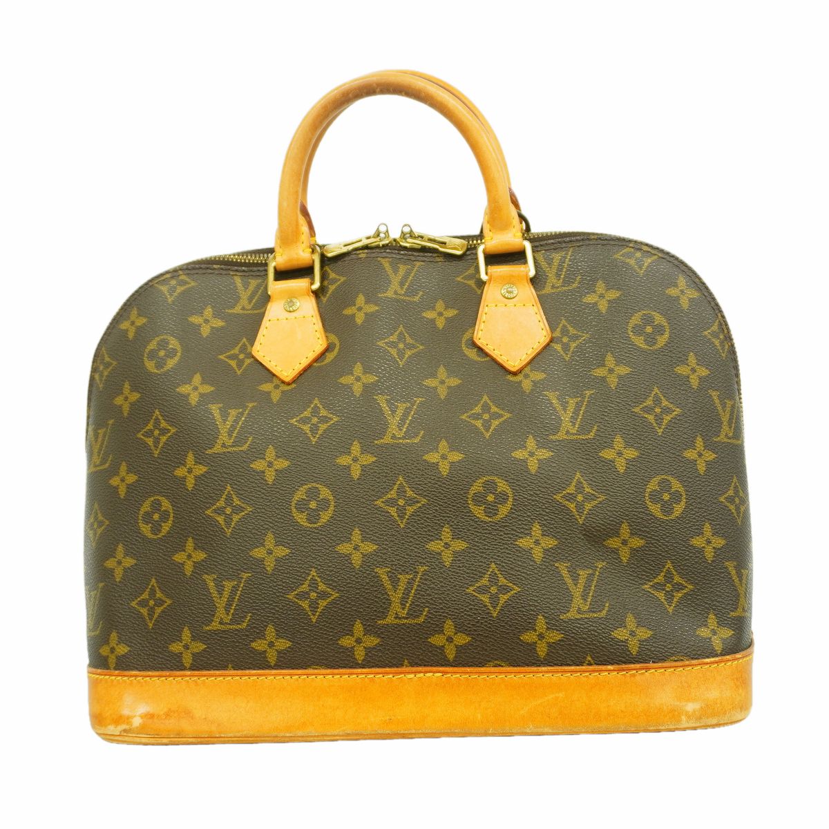 Louis Vuitton Handle Monogram Alma Brown Handbag