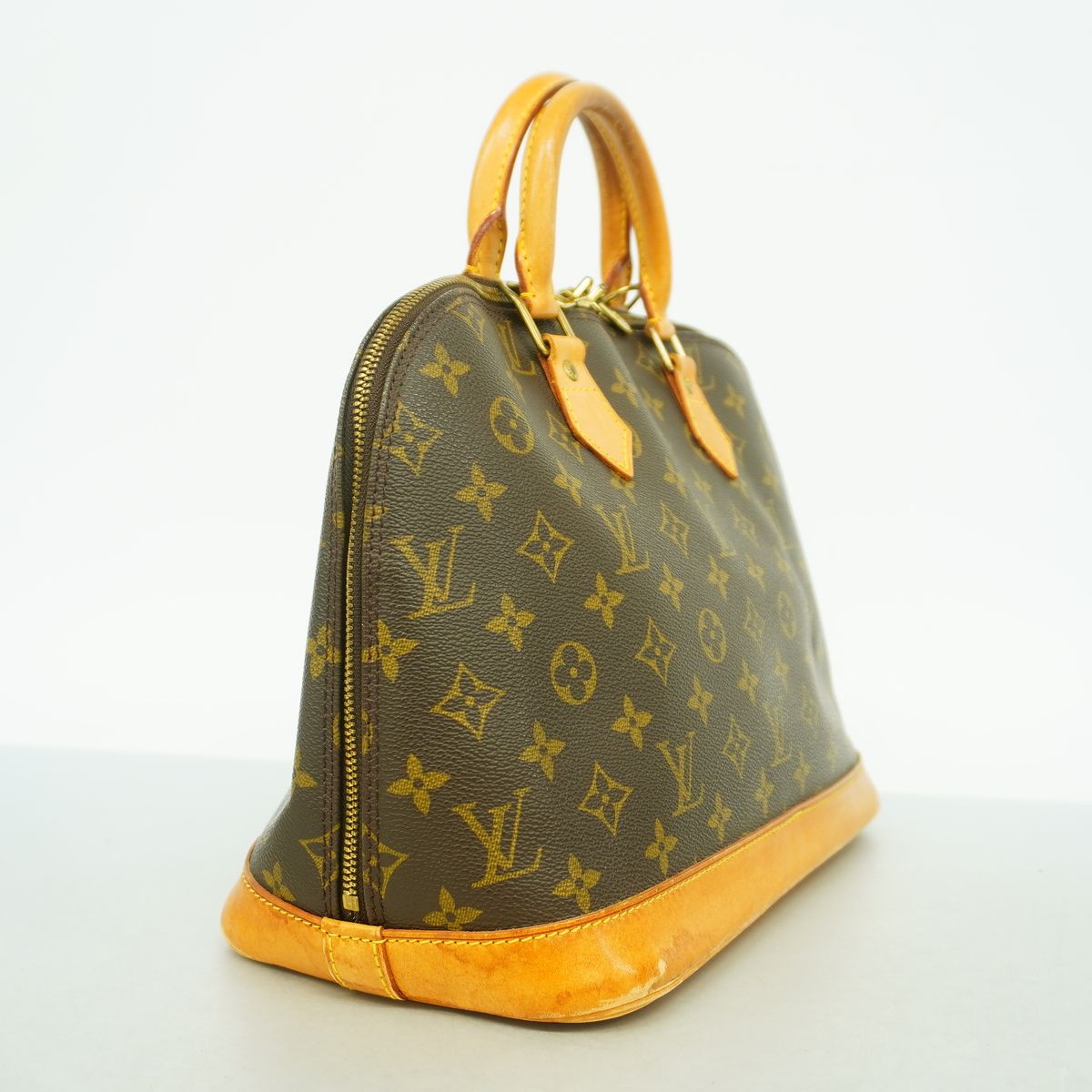 Louis Vuitton Handle Monogram Alma Brown Handbag — view 2