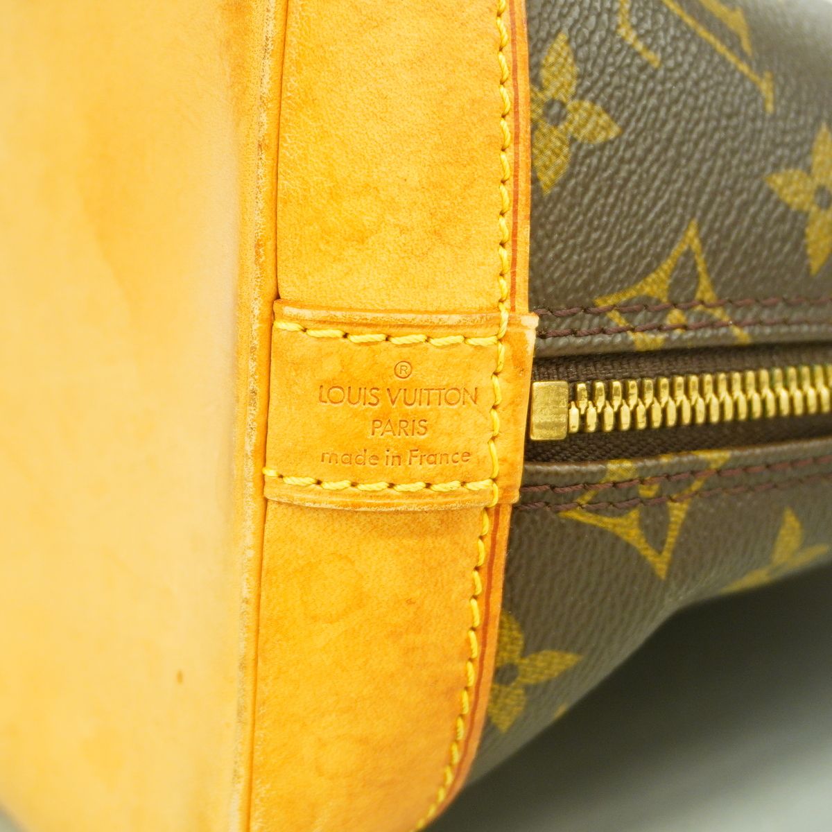 Louis Vuitton Handle Monogram Alma Brown Handbag — view 5