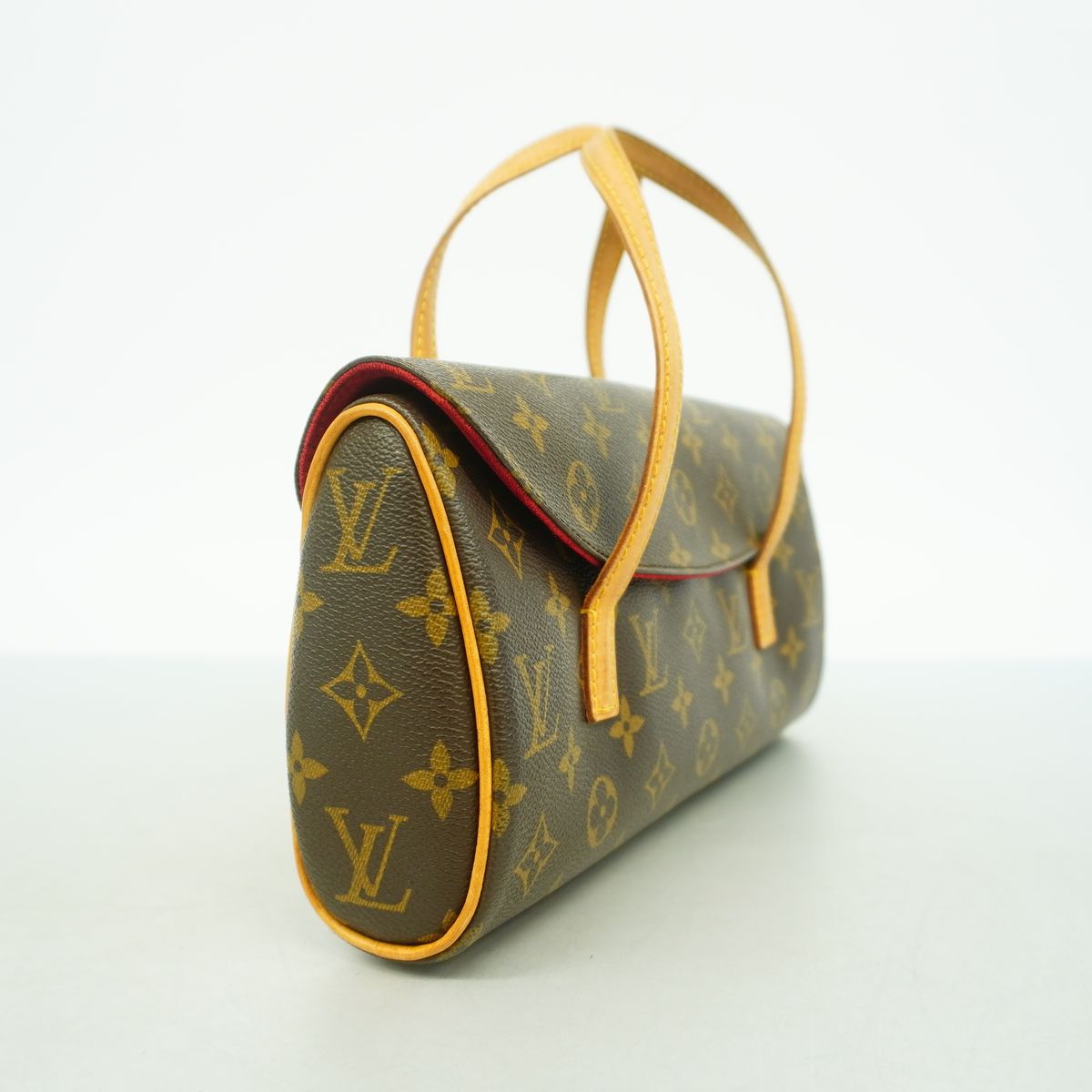 Louis Vuitton Handle Monogram Sonatine Brown Handbag — view 2