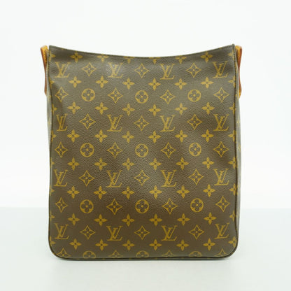 Louis Vuitton Shoulder Bag Monogram Looping GM Brown — view 8