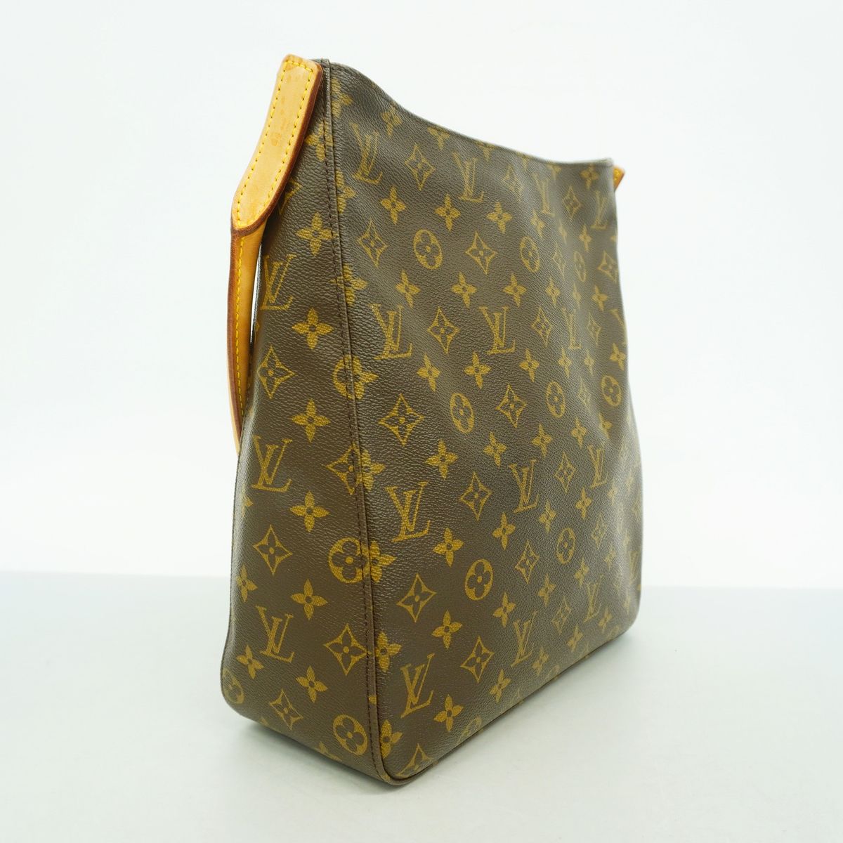 Louis Vuitton Shoulder Bag Monogram Looping GM Brown — view 2
