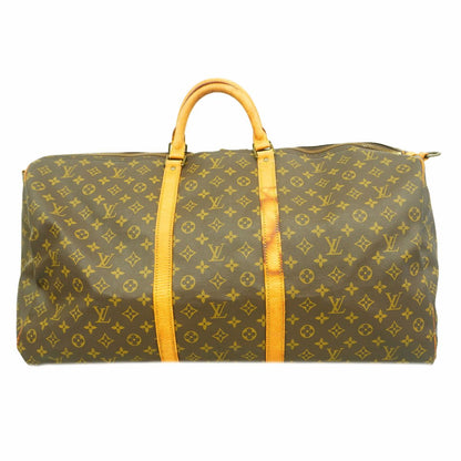 Louis Vuitton Boston Bag Monogram Keepall Bandouliere 60 Brown