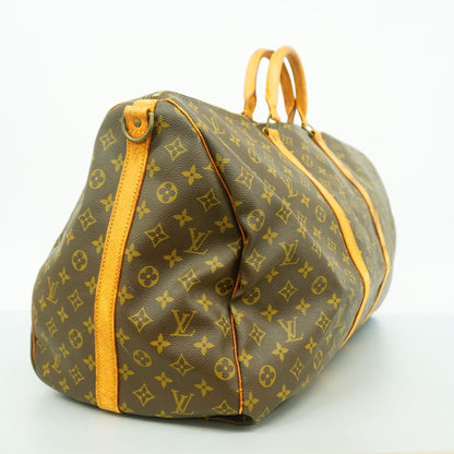 Louis Vuitton Boston Bag Monogram Keepall Bandouliere 60 Brown — view 2