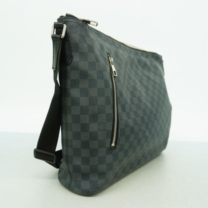 Louis Vuitton Shoulder Bag Damier Graphite Mick GM Black Gray — view 2