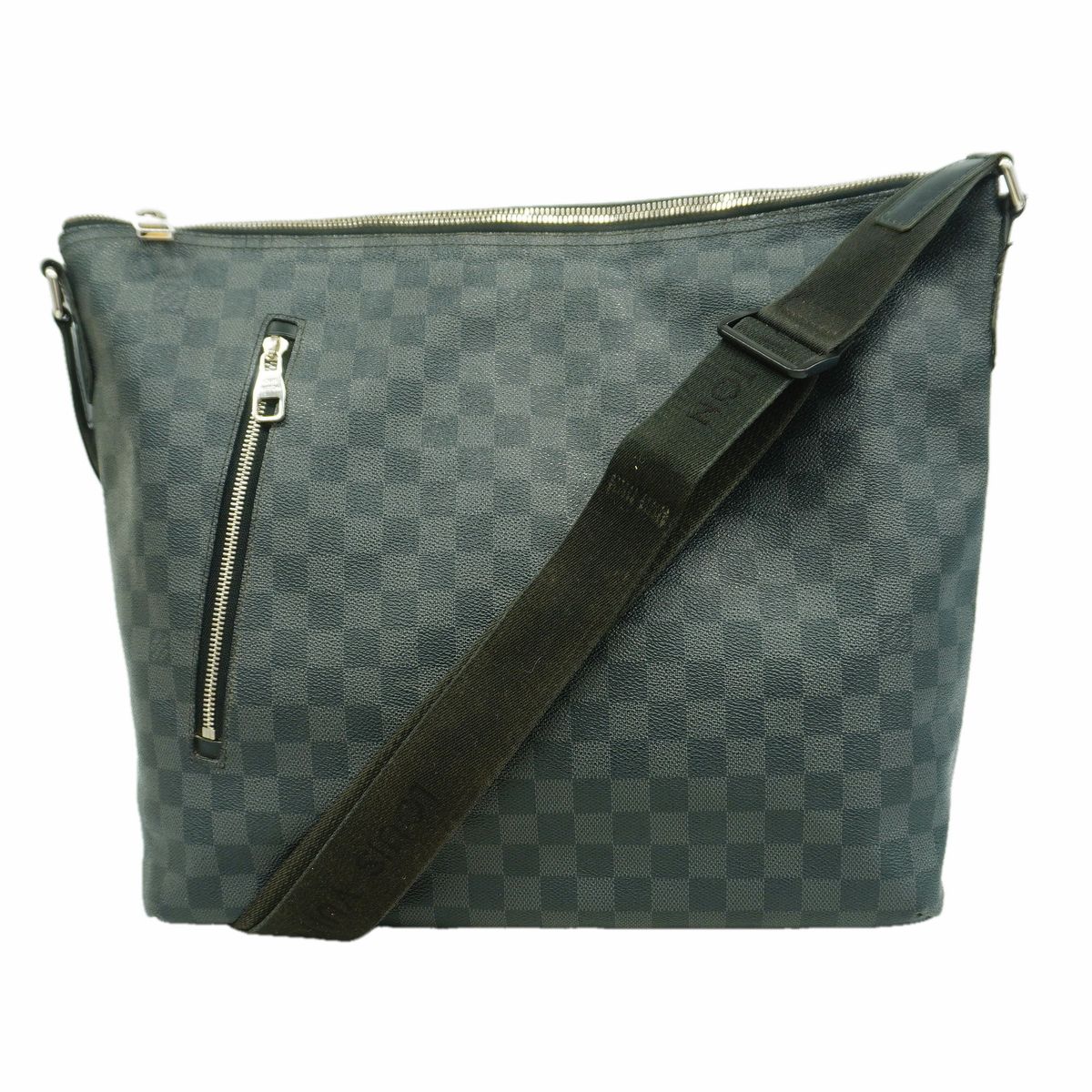 Louis Vuitton Shoulder Bag Damier Graphite Mick GM Black Gray