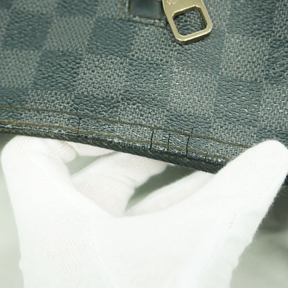 Louis Vuitton Shoulder Bag Damier Graphite Mick GM Black Gray — view 7
