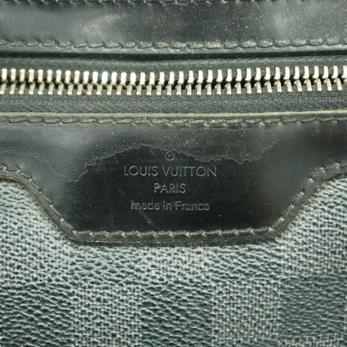 Louis Vuitton Shoulder Bag Damier Graphite Mick GM Black Gray — view 5