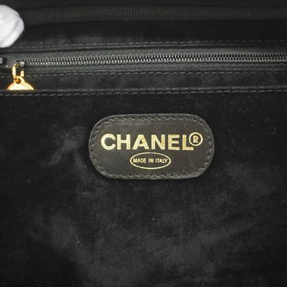 Chanel Vanity Bag Patent Leather Black Gold 2-Way Bag — view 5