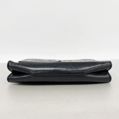 Chanel Shoulder Bag Lambskin Black Gold — view 3