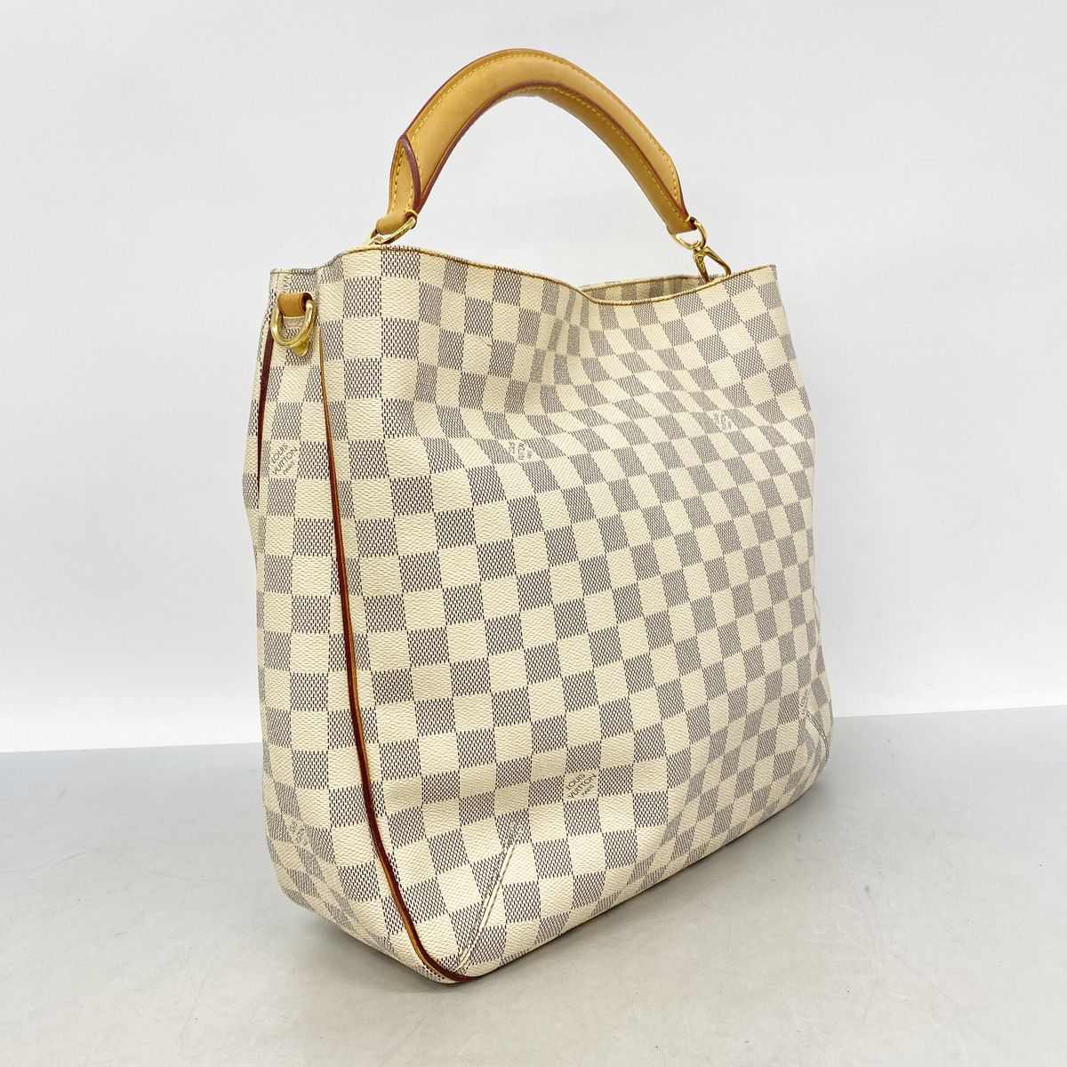 Louis Vuitton Tote Bag Damier Azur Sophie White 2-Way — view 2