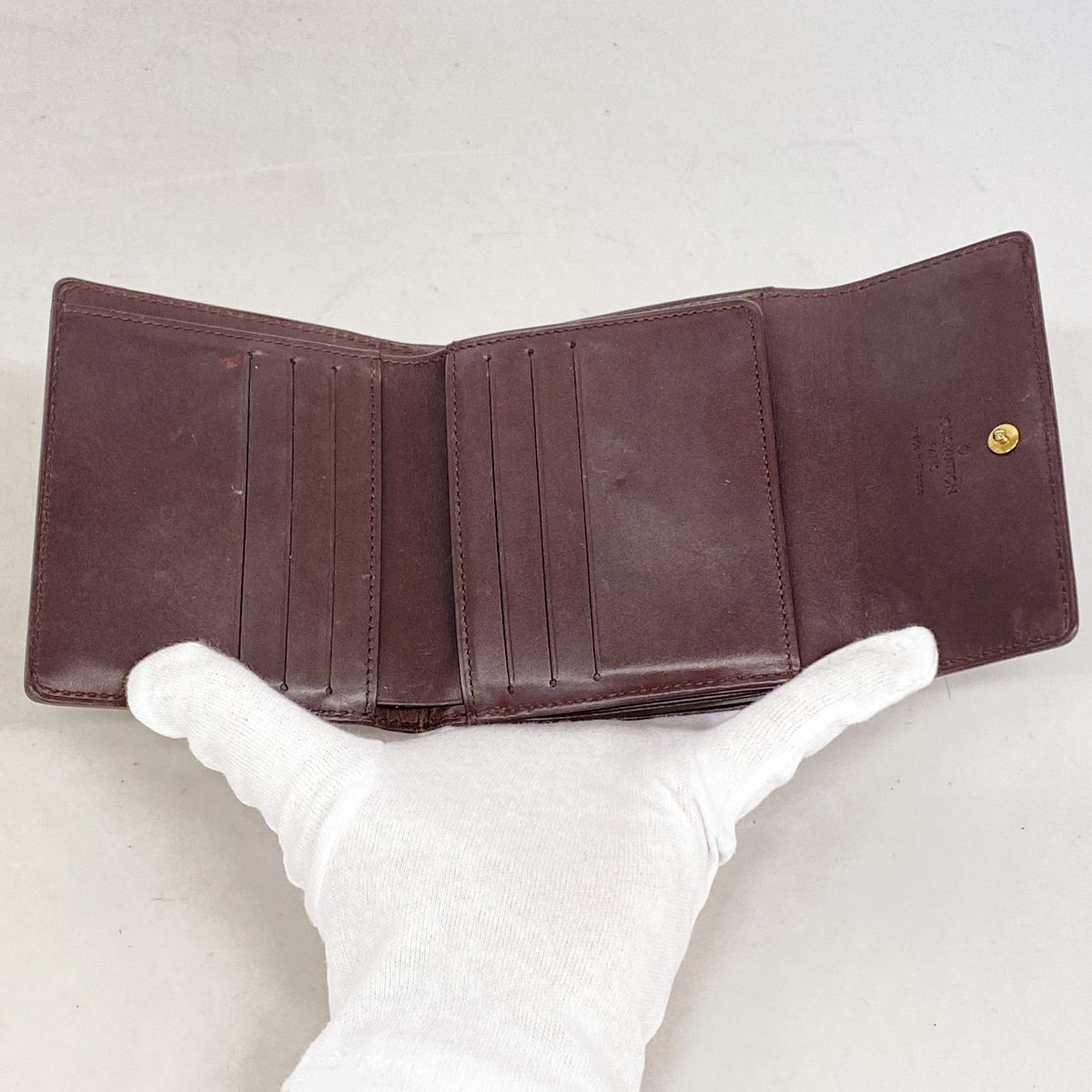 Louis Vuitton Wallet Vernis Portmonevier Cult Credit M Amaranto