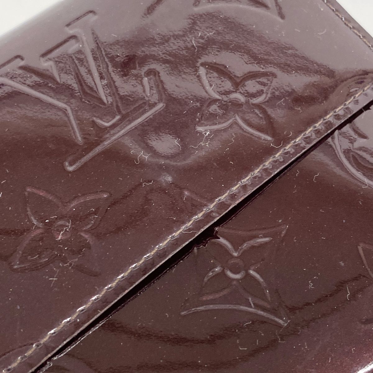 Louis Vuitton Wallet Vernis Portmonevier Cult Credit M Amaranto