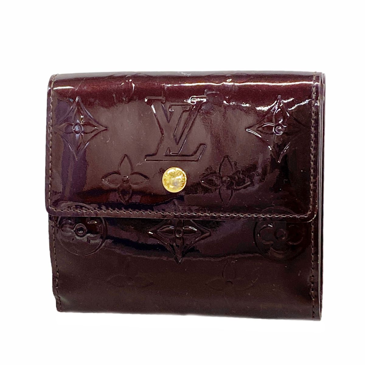 Louis Vuitton Wallet Vernis Portmonevier Cult Credit M Amaranto