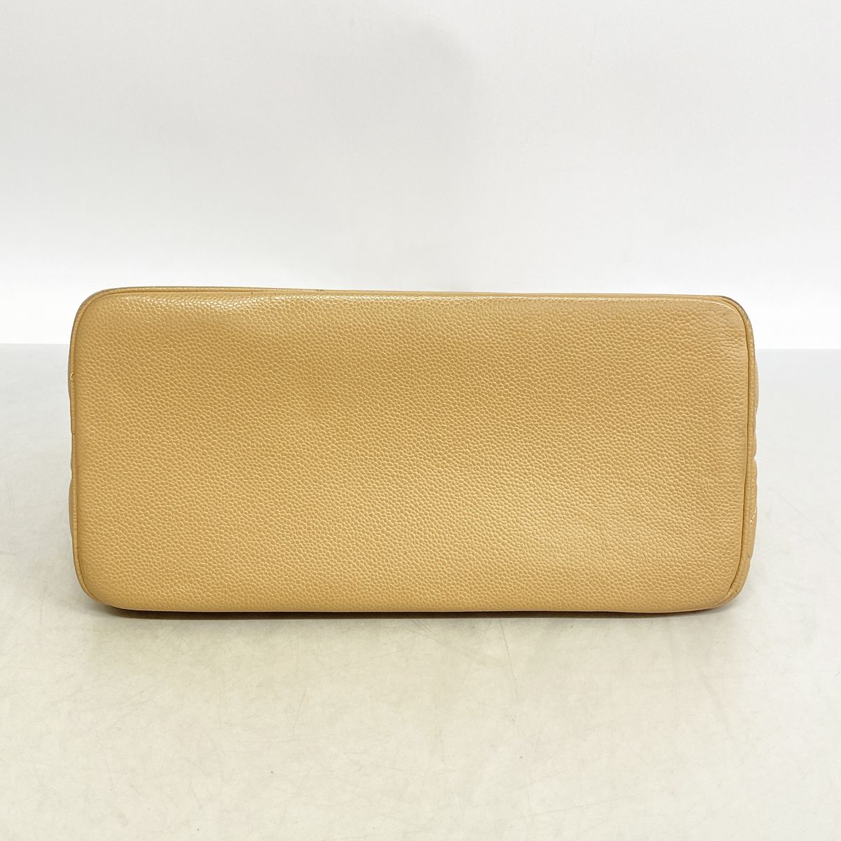 Chanel Tote Bag Reissue Caviar Leather Beige Gold — view 3