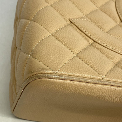 Chanel Tote Bag Reissue Caviar Leather Beige Gold — view 6