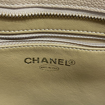 Chanel Tote Bag Reissue Caviar Leather Beige Gold — view 5