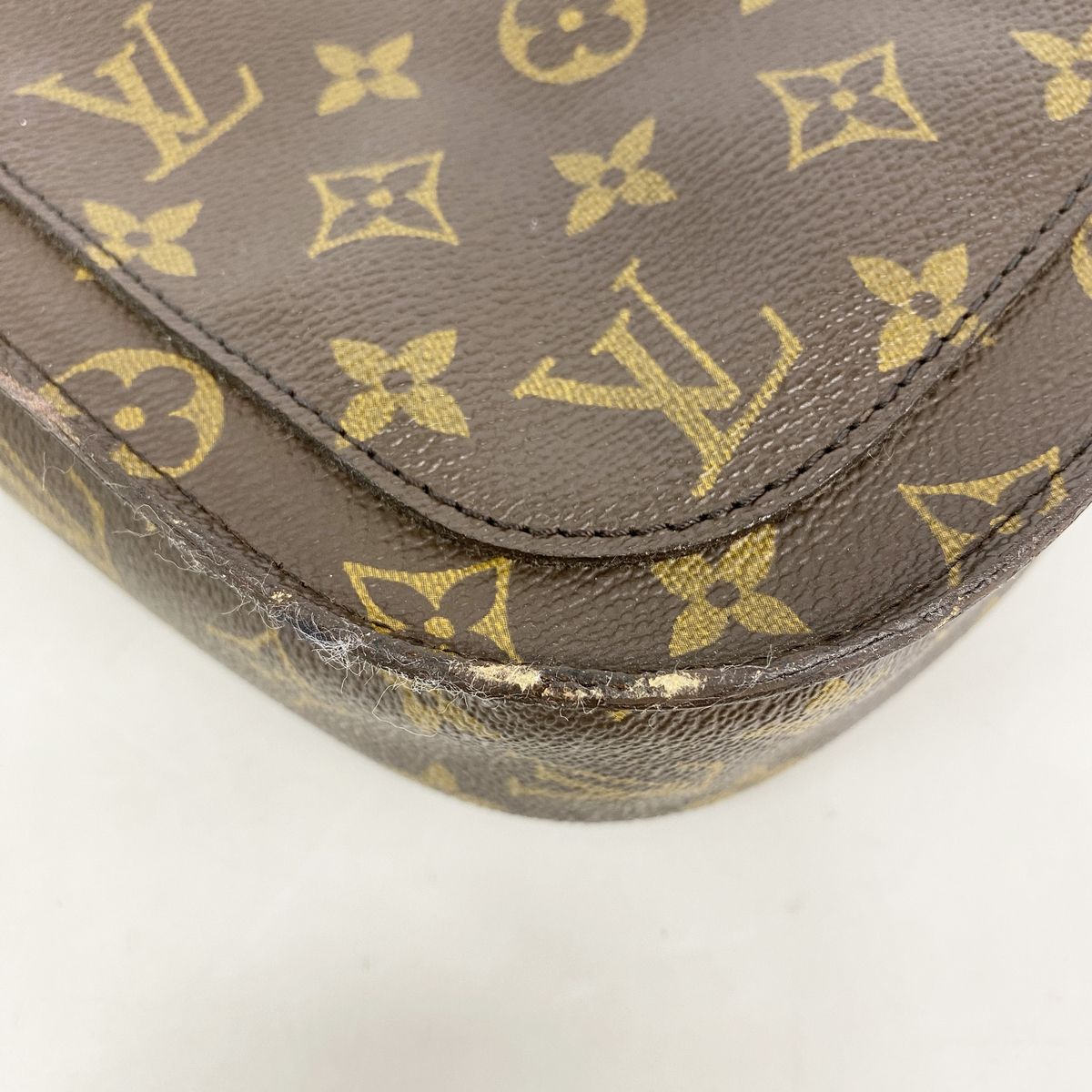 Louis Vuitton Shoulder Bag Monogram Saint Cloud GM Brown — view 6