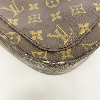 Louis Vuitton Shoulder Bag Monogram Saint Cloud GM Brown — view 6