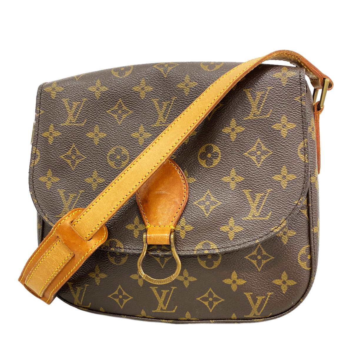 Louis Vuitton Shoulder Bag Monogram Saint Cloud GM Brown