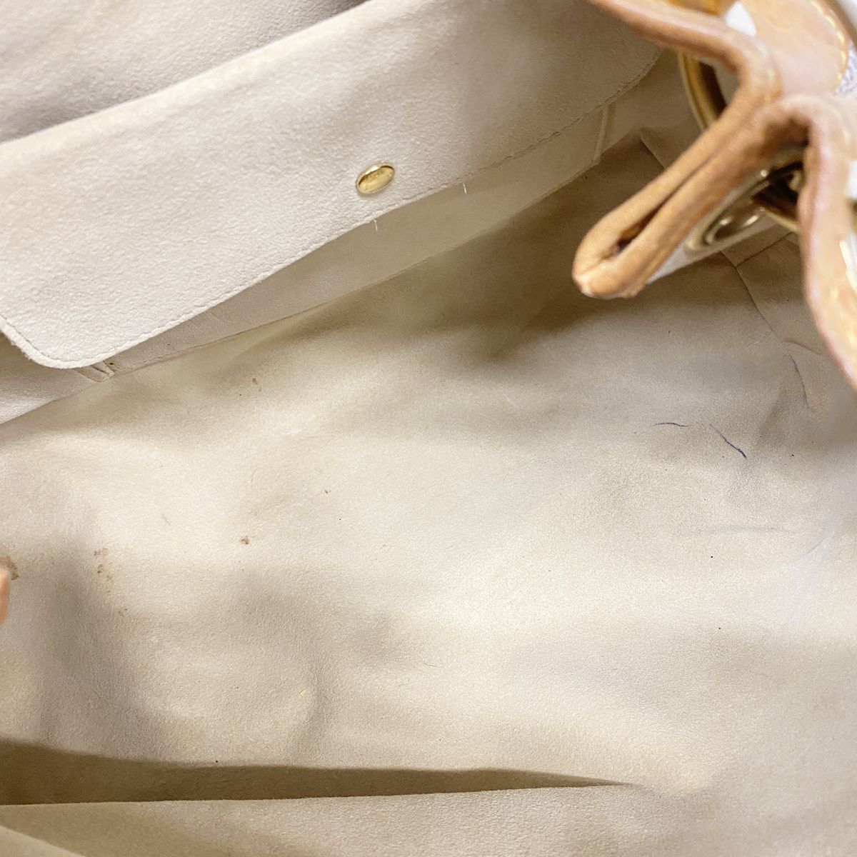 Louis Vuitton Shoulder Bag Damier Azur Galleria PM White — view 4