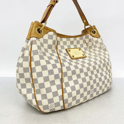 Louis Vuitton Shoulder Bag Damier Azur Galleria PM White — view 2