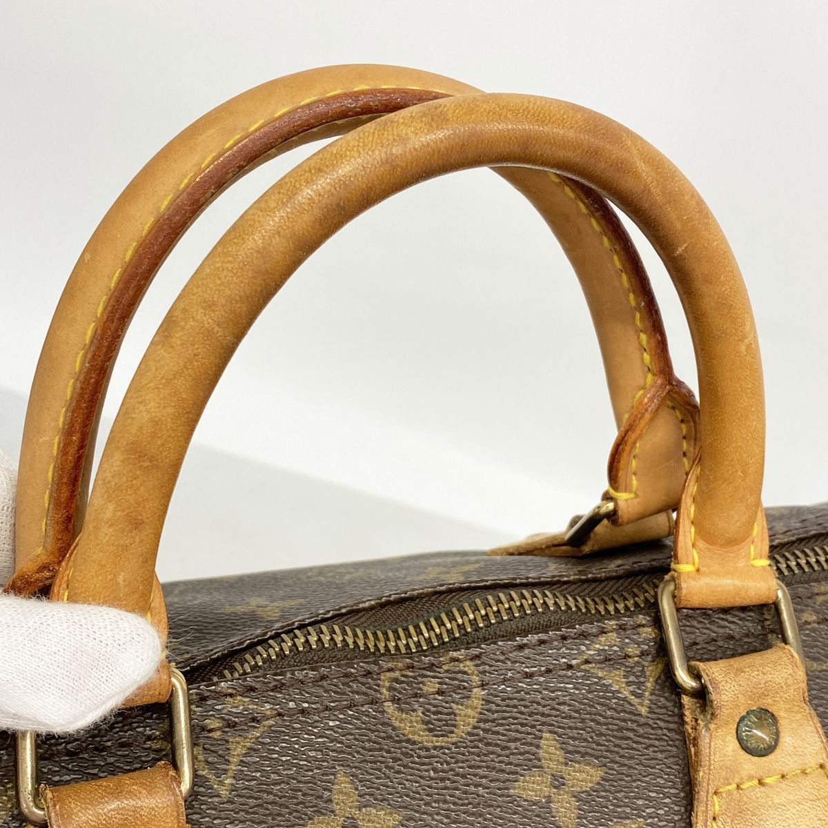 Louis Vuitton Handle Monogram Speedy 35 Brown Handbag — view 6