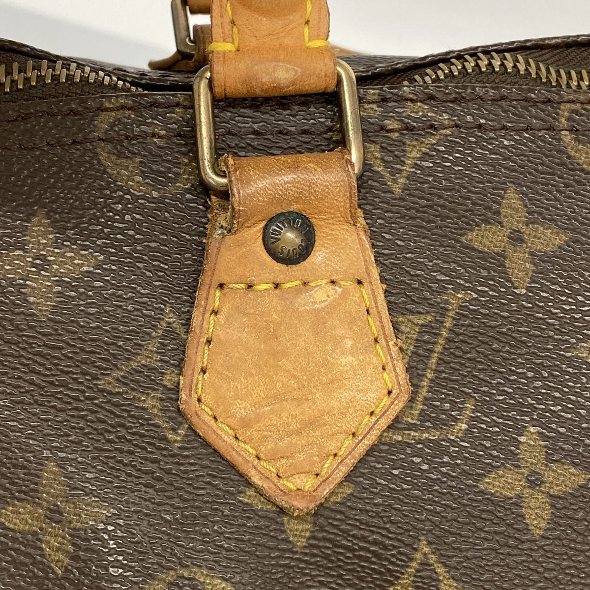 Louis Vuitton Handle Monogram Speedy 35 Brown Handbag — view 7